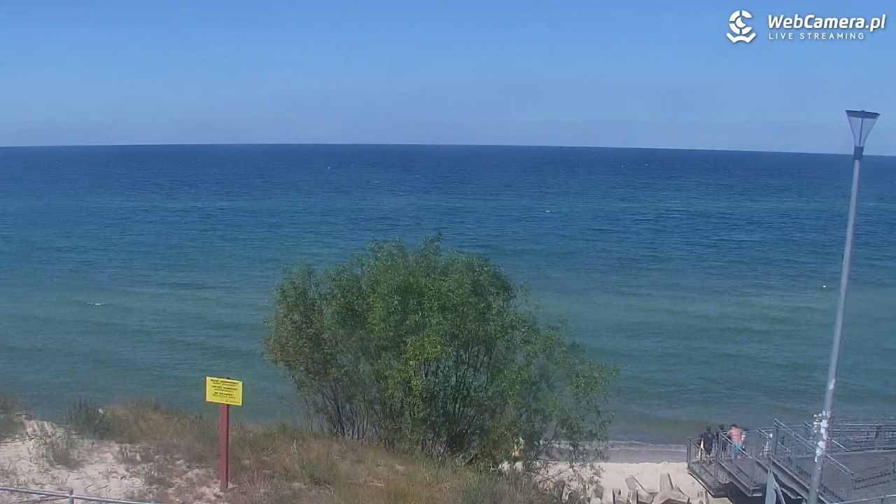 ŁAZY - widok na plażę - 16 lipiec 2026, 13:08