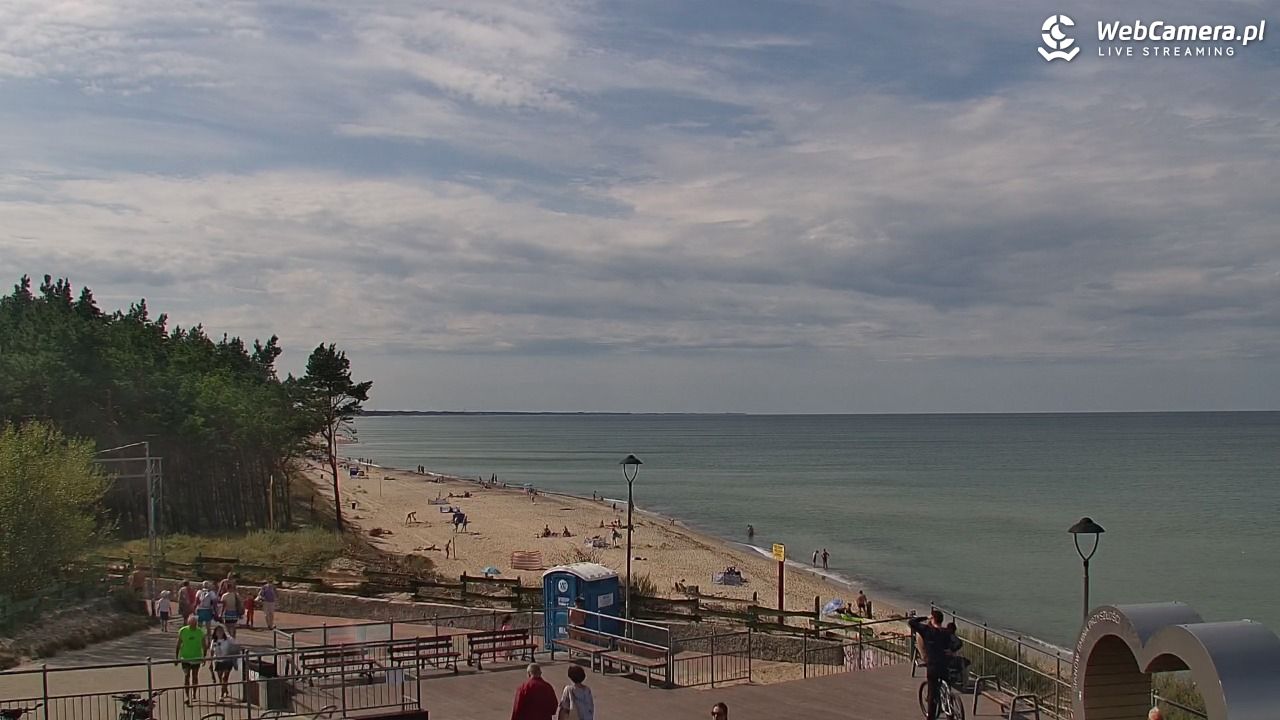 ŁAZY - widok na plażę - 27 sierpień 2025, 12:58