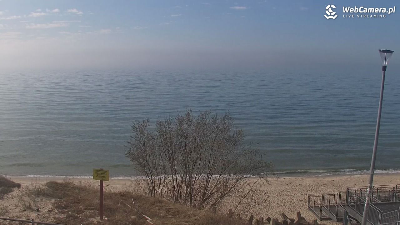 ŁAZY - widok na plażę - 15 kwiecień 2026, 17:07