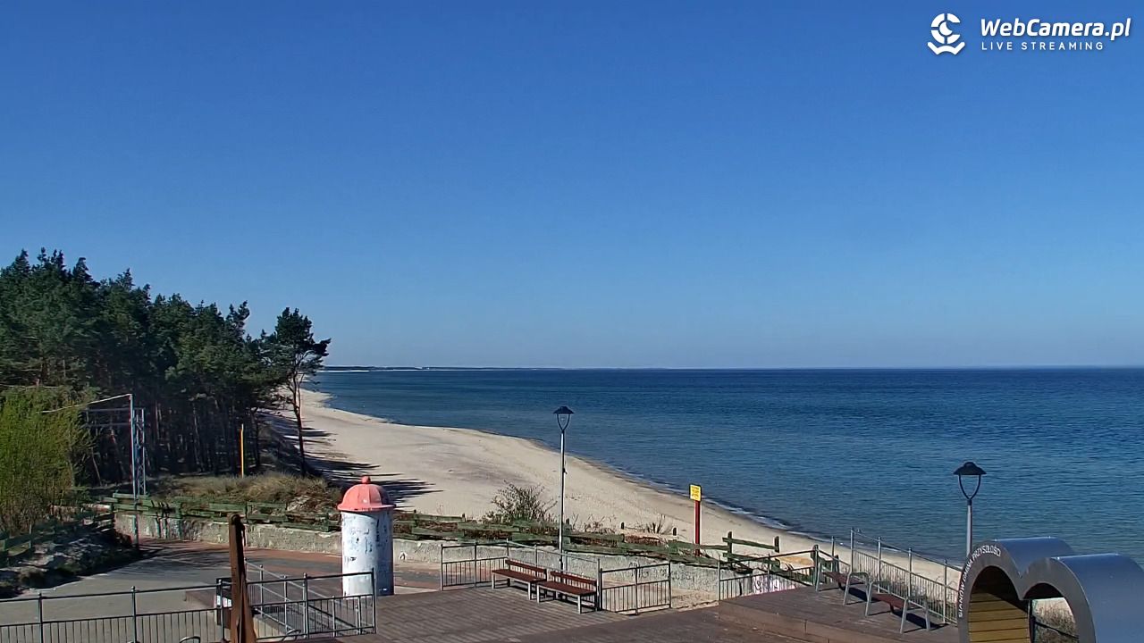 ŁAZY - widok na plażę - 28 kwiecień 2025, 09:53