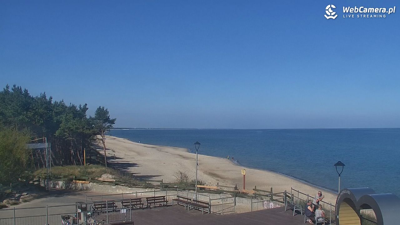 ŁAZY - widok na plażę - 16 lipiec 2026, 08:46