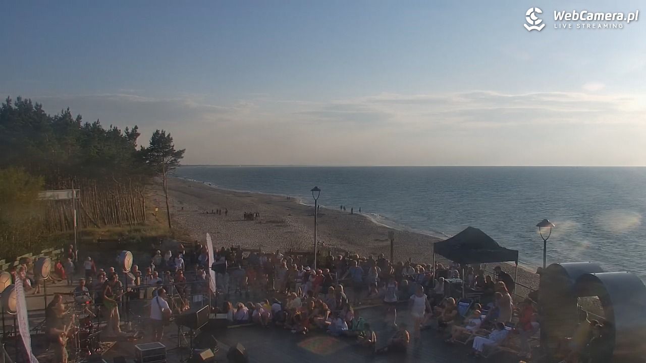 ŁAZY - widok na plażę - 16 lipiec 2026, 19:41