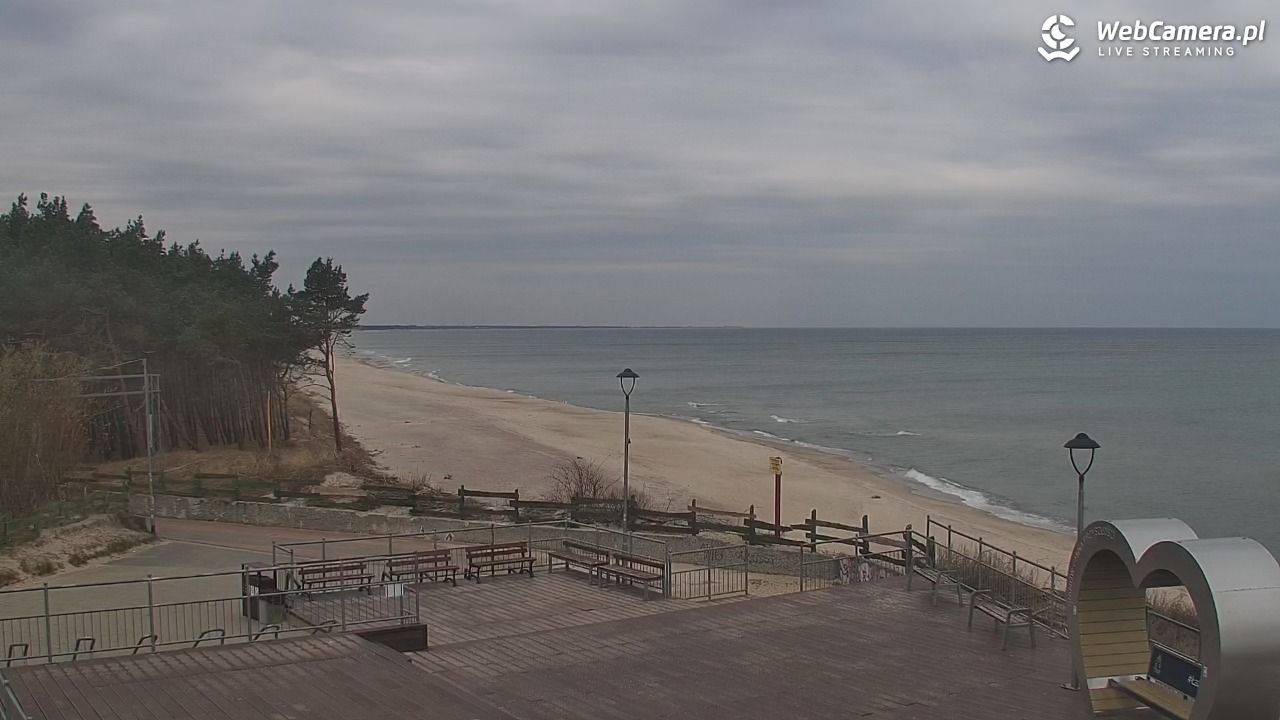 ŁAZY - widok na plażę - 14 kwiecień 2026, 08:59