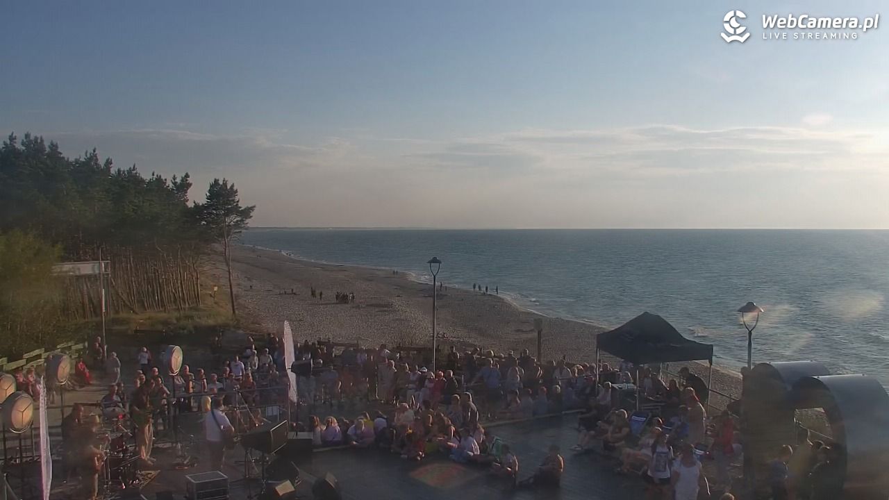 ŁAZY - widok na plażę - 16 lipiec 2026, 19:41