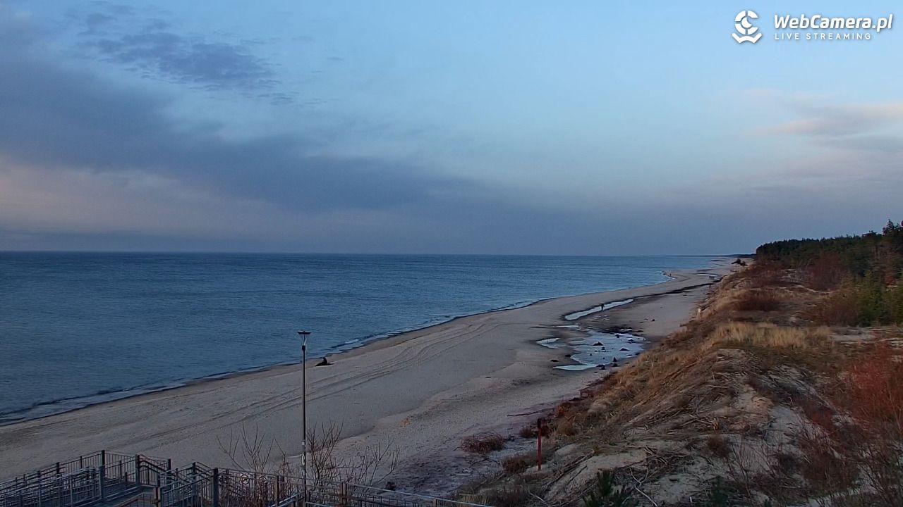 ŁAZY - widok na plażę - 26 luty 2026, 17:06
