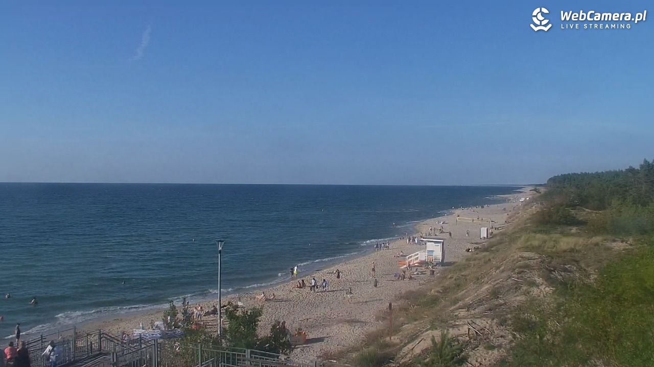 ŁAZY - widok na plażę - 16 lipiec 2026, 18:39