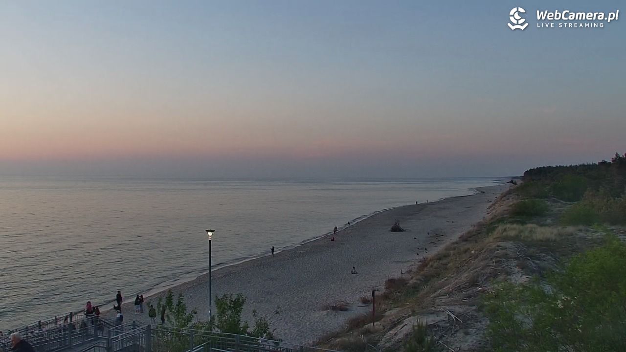 ŁAZY - widok na plażę - 01 czerwiec 2026, 21:13
