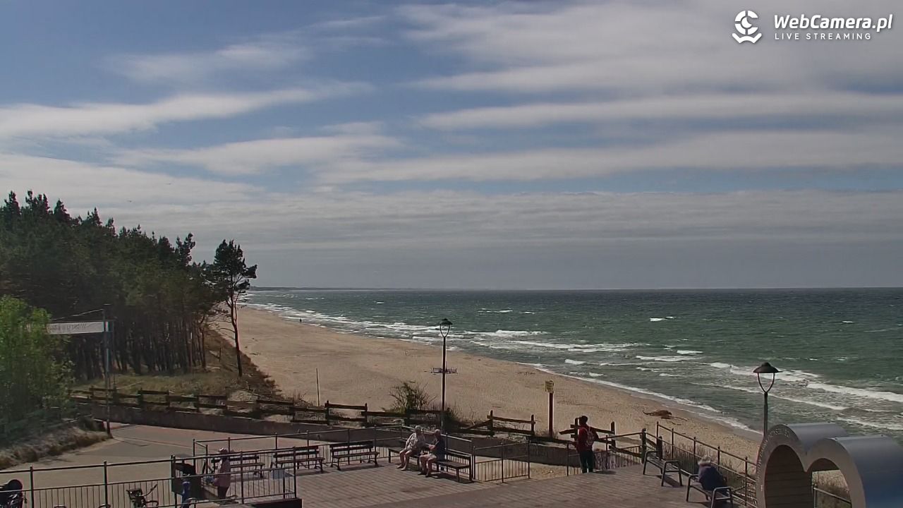 ŁAZY - widok na plażę - 30 maj 2026, 13:51
