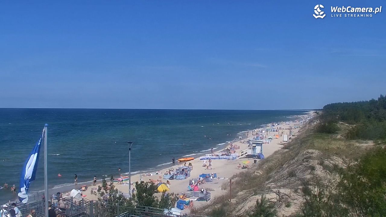 ŁAZY - widok na plażę - 16 lipiec 2026, 13:41