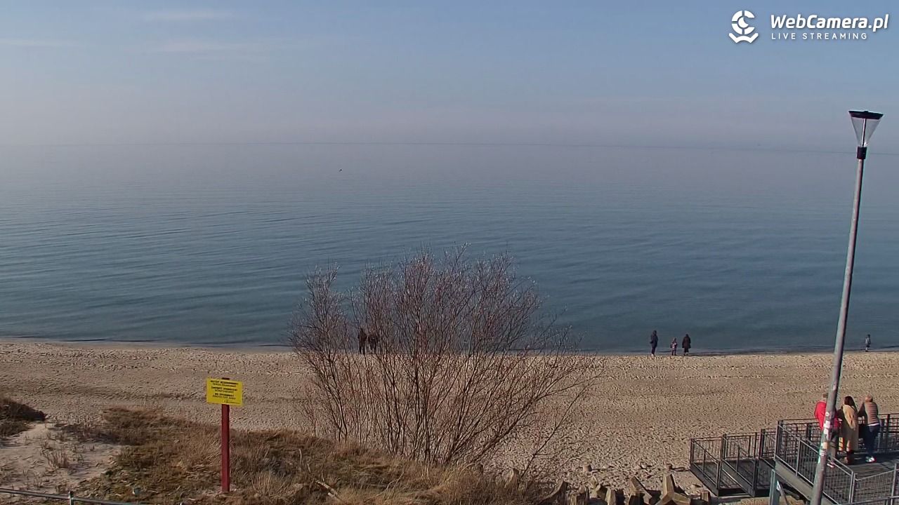 ŁAZY - widok na plażę - 28 luty 2026, 14:41