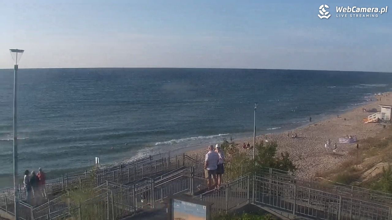 ŁAZY - widok na plażę - 15 lipiec 2026, 19:32