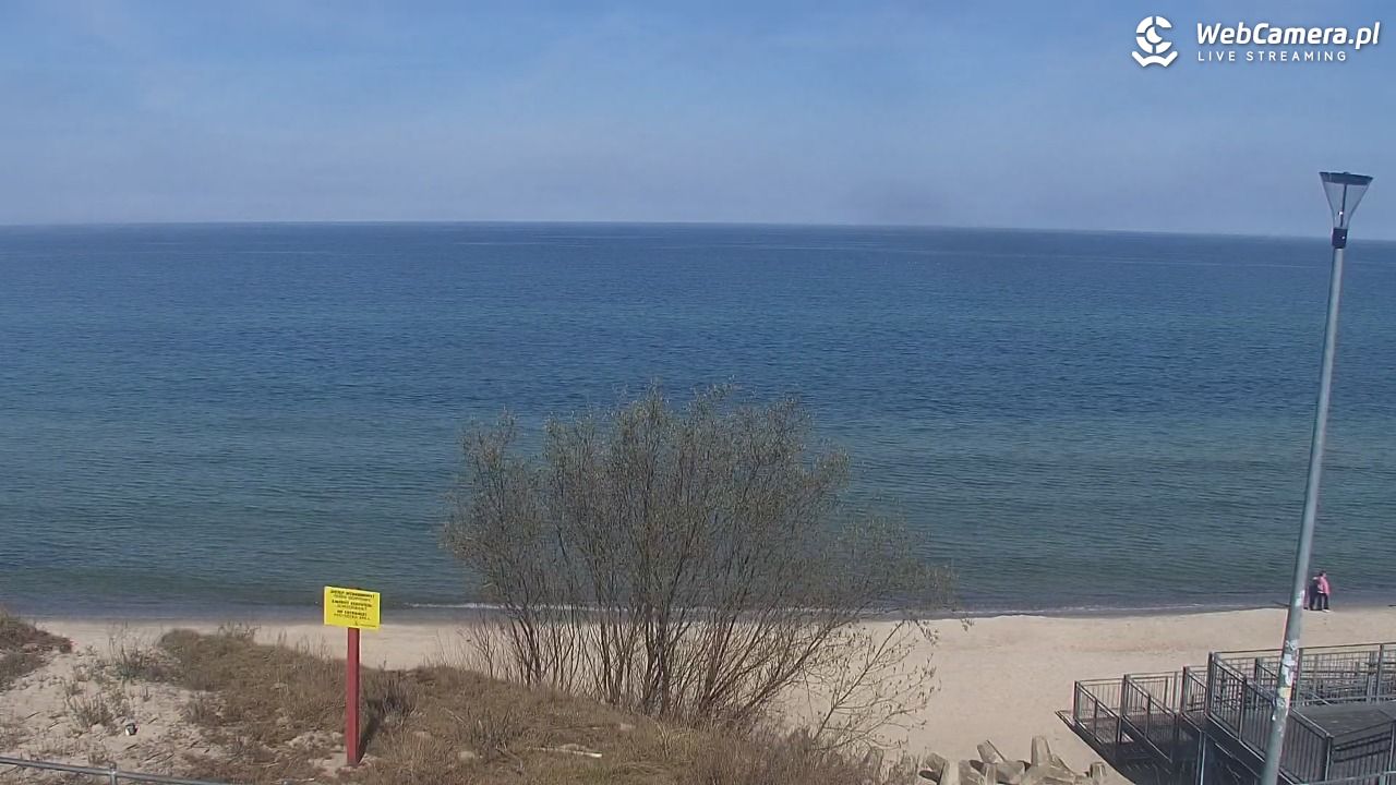 ŁAZY - widok na plażę - 18 kwiecień 2026, 10:51
