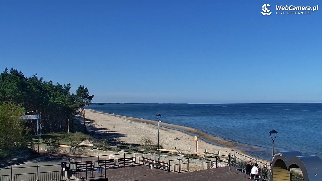 ŁAZY - widok na plażę - 26 sierpień 2026, 10:04