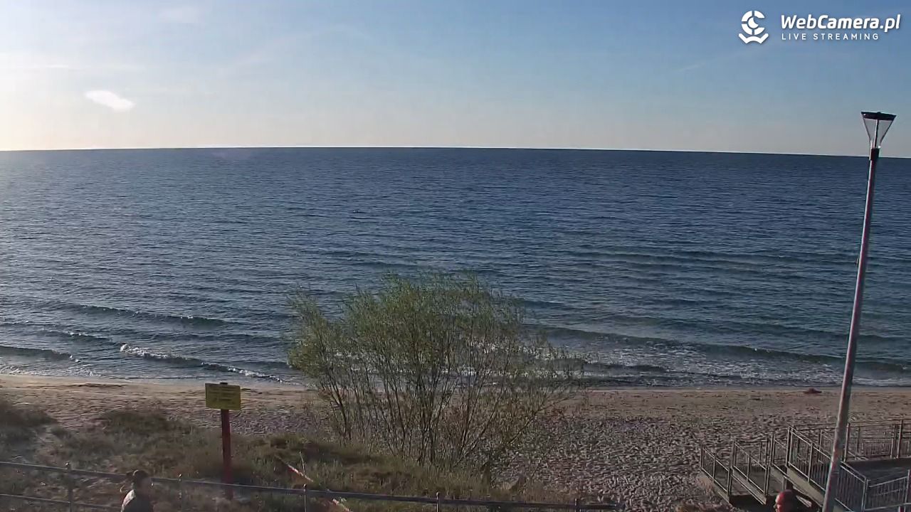 ŁAZY - widok na plażę - 27 kwiecień 2025, 19:01