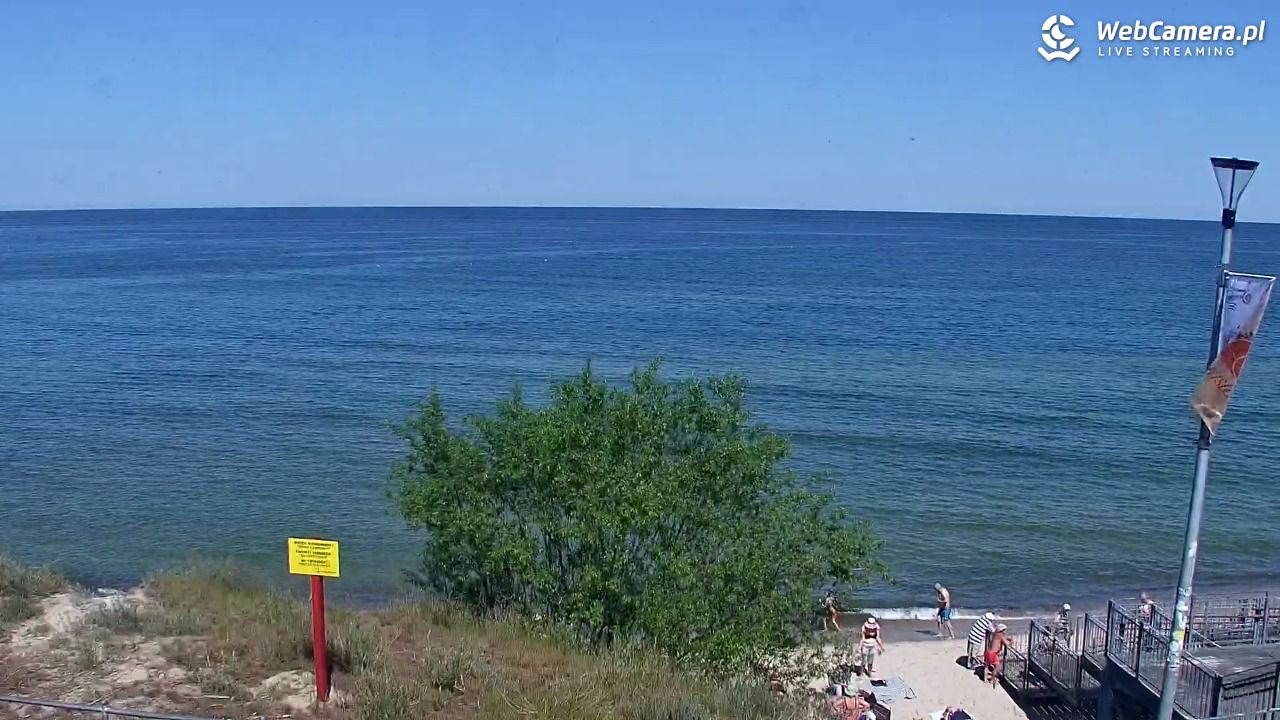 ŁAZY - widok na plażę - 14 czerwiec 2025, 11:01