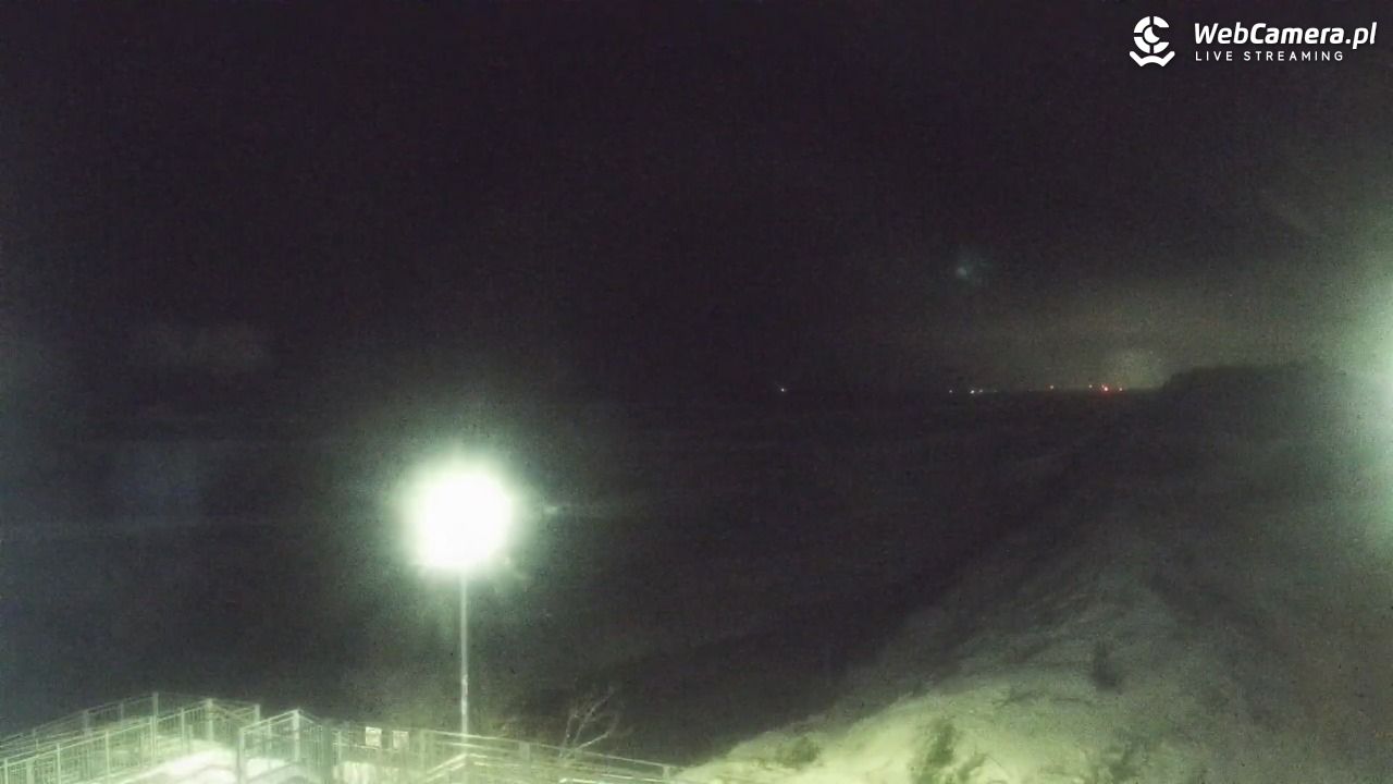 ŁAZY - widok na plażę - 10 styczeń 2026, 21:21