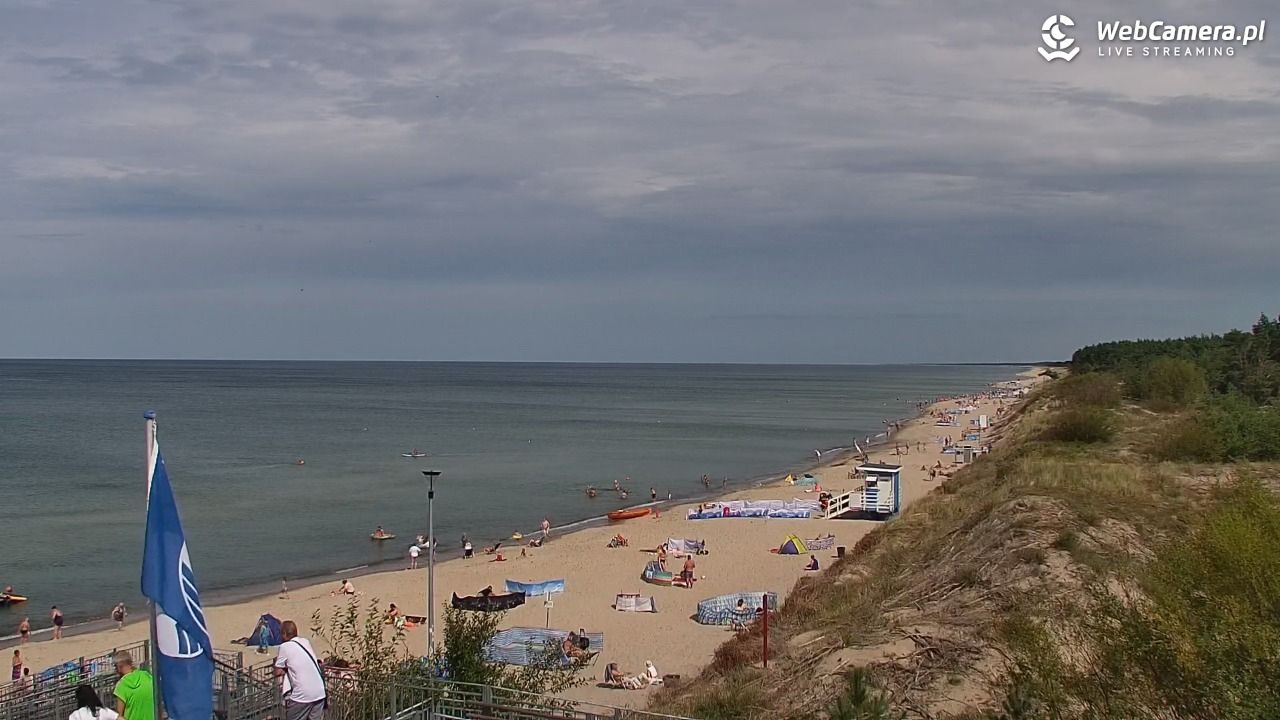 ŁAZY - widok na plażę - 27 sierpień 2025, 12:59