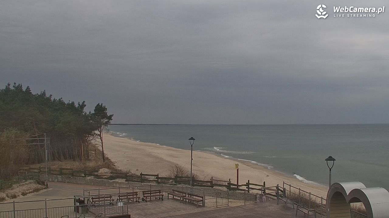 ŁAZY - widok na plażę - 14 kwiecień 2026, 12:07