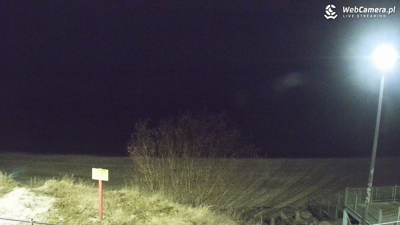 ŁAZY - widok na plażę - 28 luty 2026, 22:11