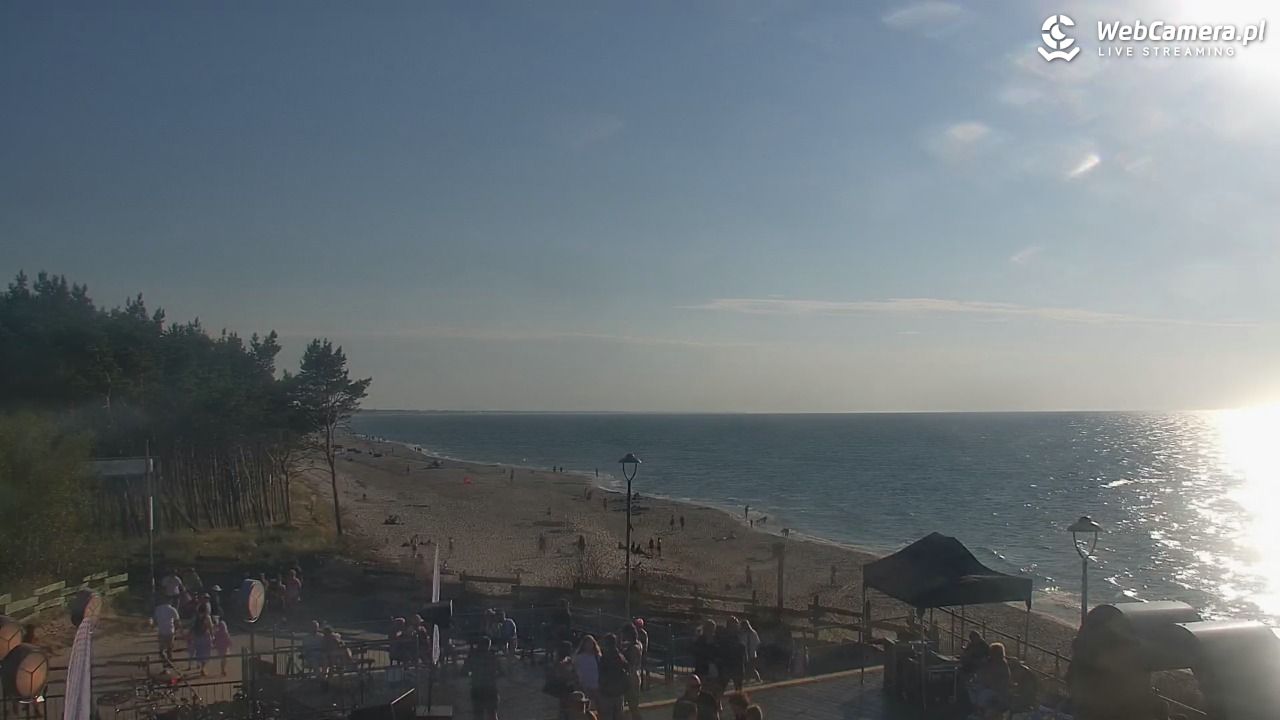 ŁAZY - widok na plażę - 16 lipiec 2026, 18:36