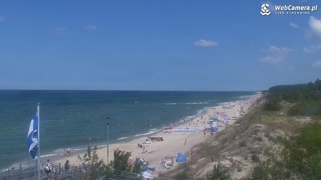 ŁAZY - widok na plażę - 16 lipiec 2026, 00:10