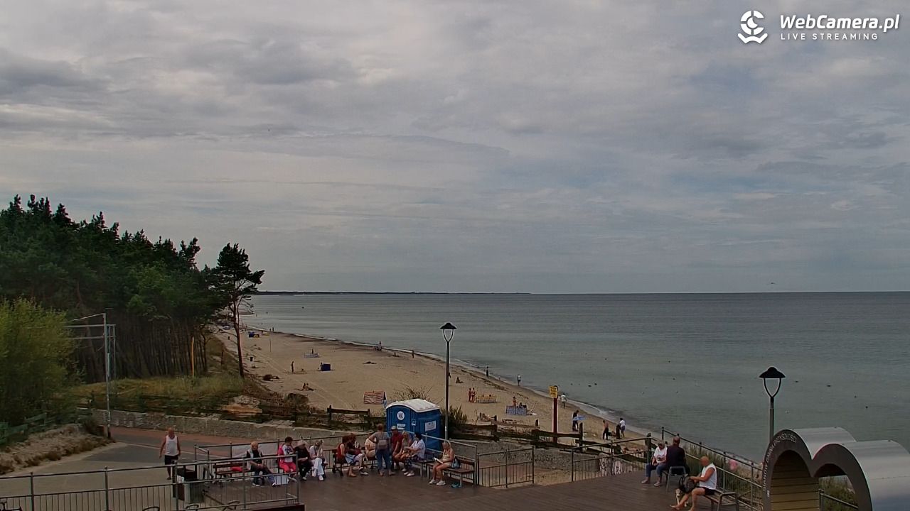 ŁAZY - widok na plażę - 27 sierpień 2025, 11:33