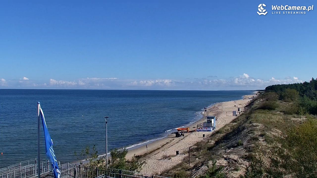 ŁAZY - widok na plażę - 26 sierpień 2026, 10:06