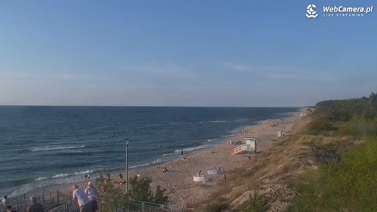 ŁAZY - widok na plażę - 15 lipiec 2026, 19:34