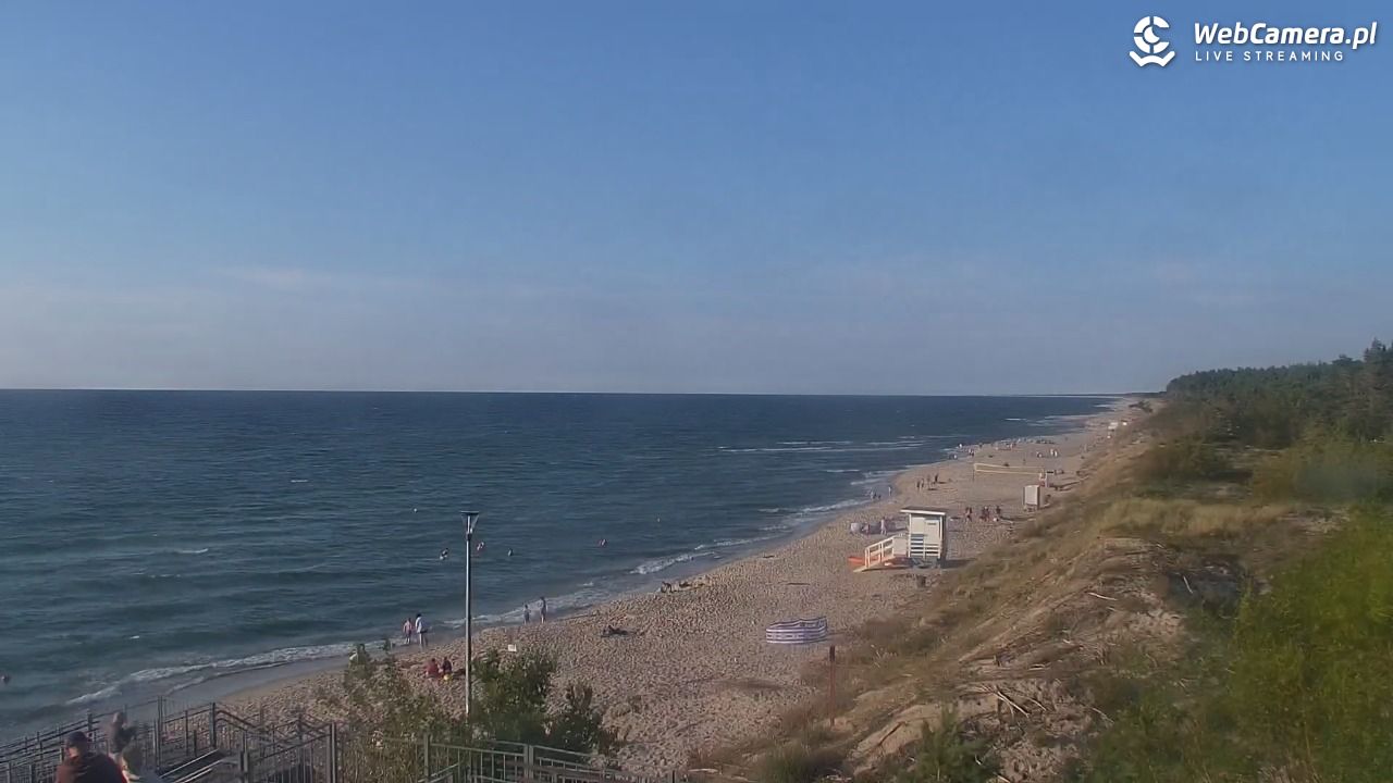 ŁAZY - widok na plażę - 15 lipiec 2026, 19:21