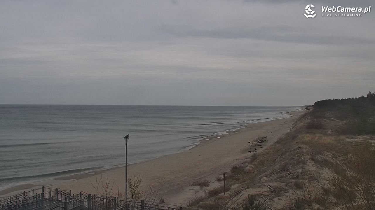 ŁAZY - widok na plażę - 14 kwiecień 2026, 13:08