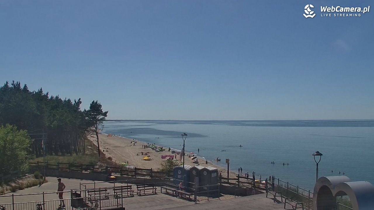 ŁAZY - widok na plażę - 02 lipiec 2025, 15:14