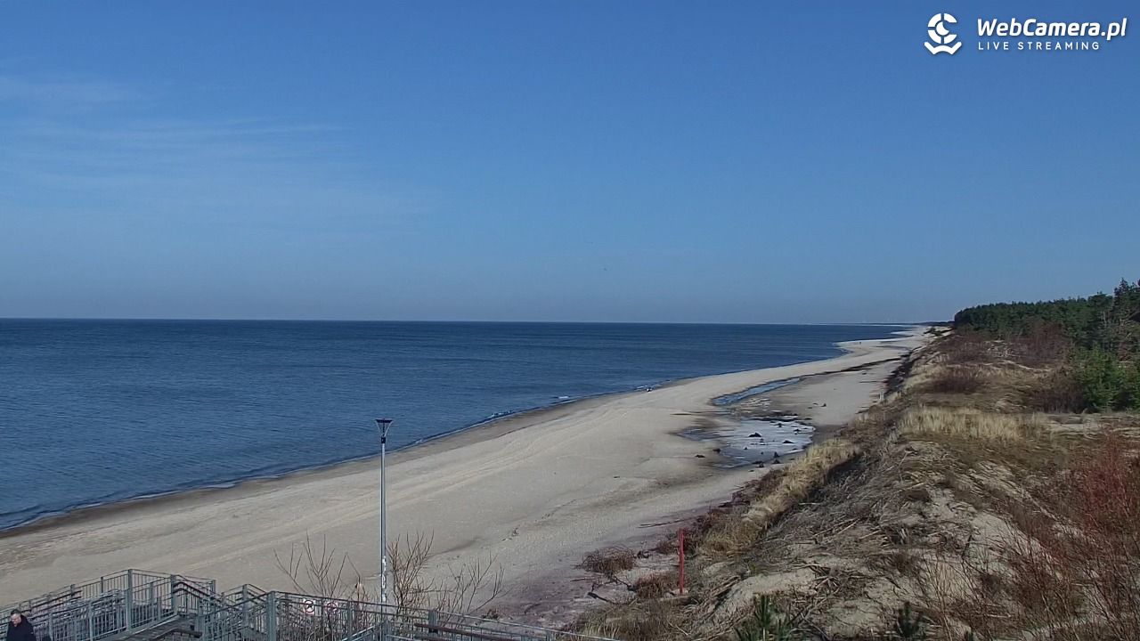 ŁAZY - widok na plażę - 26 luty 2026, 12:23