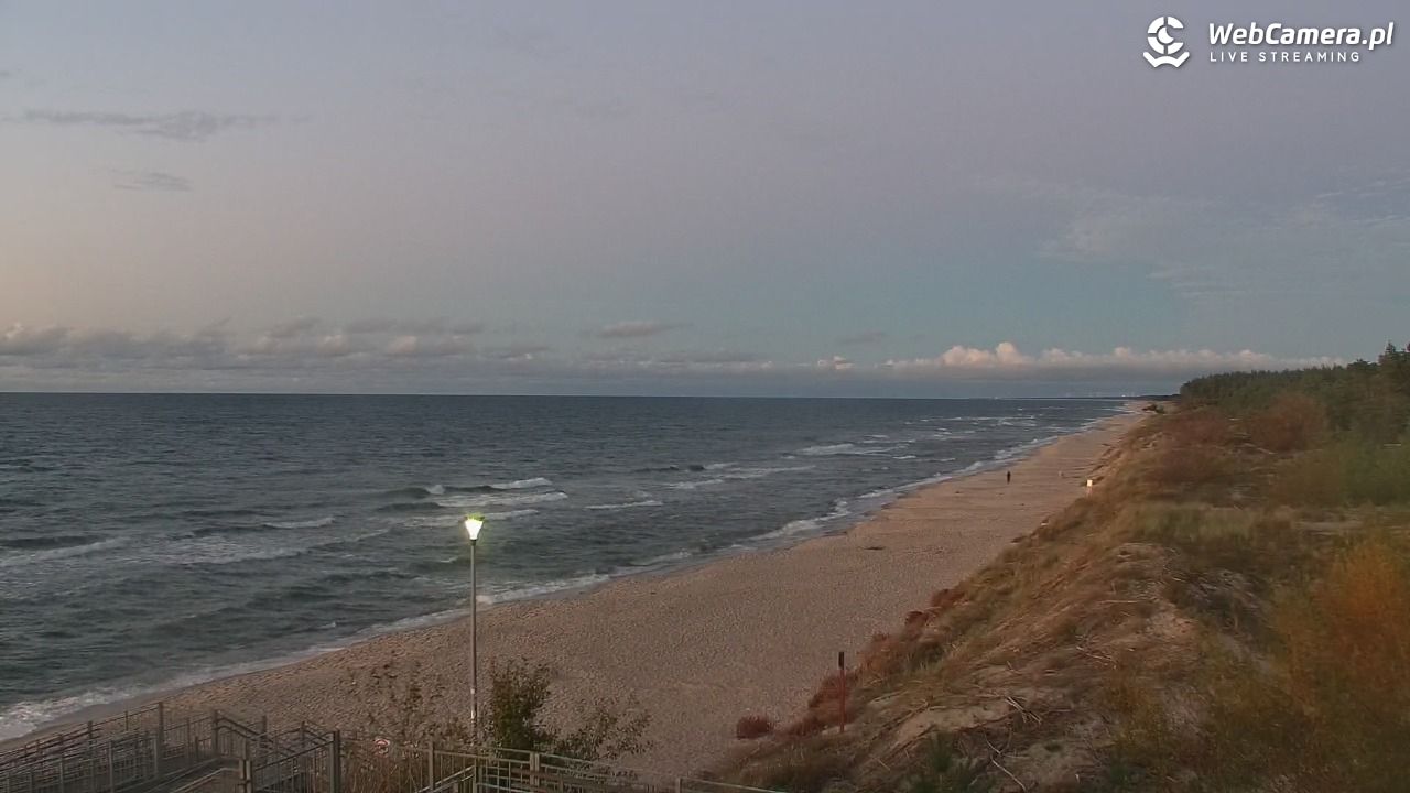 ŁAZY - widok na plażę - 15 październik 2025, 18:19