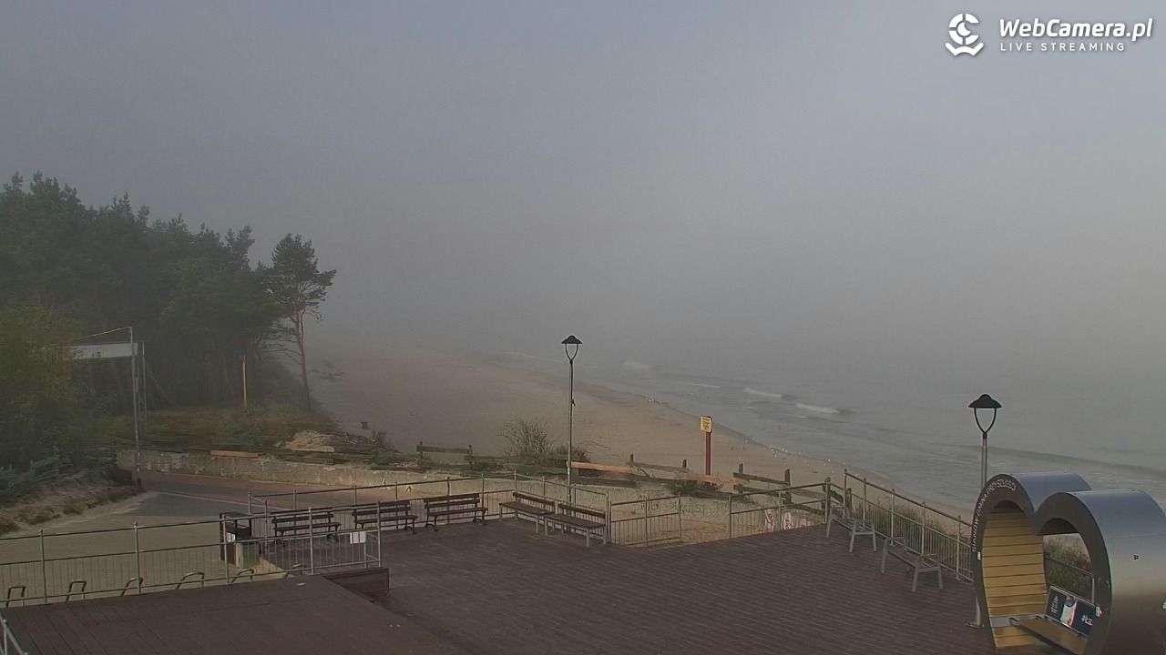 ŁAZY - widok na plażę - 25 sierpień 2026, 08:27