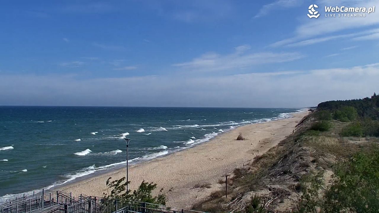 ŁAZY - widok na plażę - 30 maj 2026, 09:59