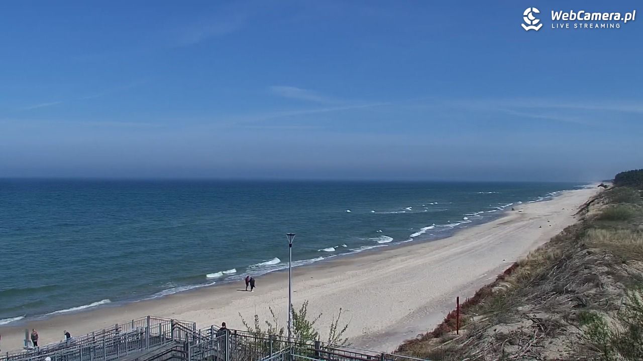 ŁAZY - widok na plażę - 30 kwiecień 2025, 11:24
