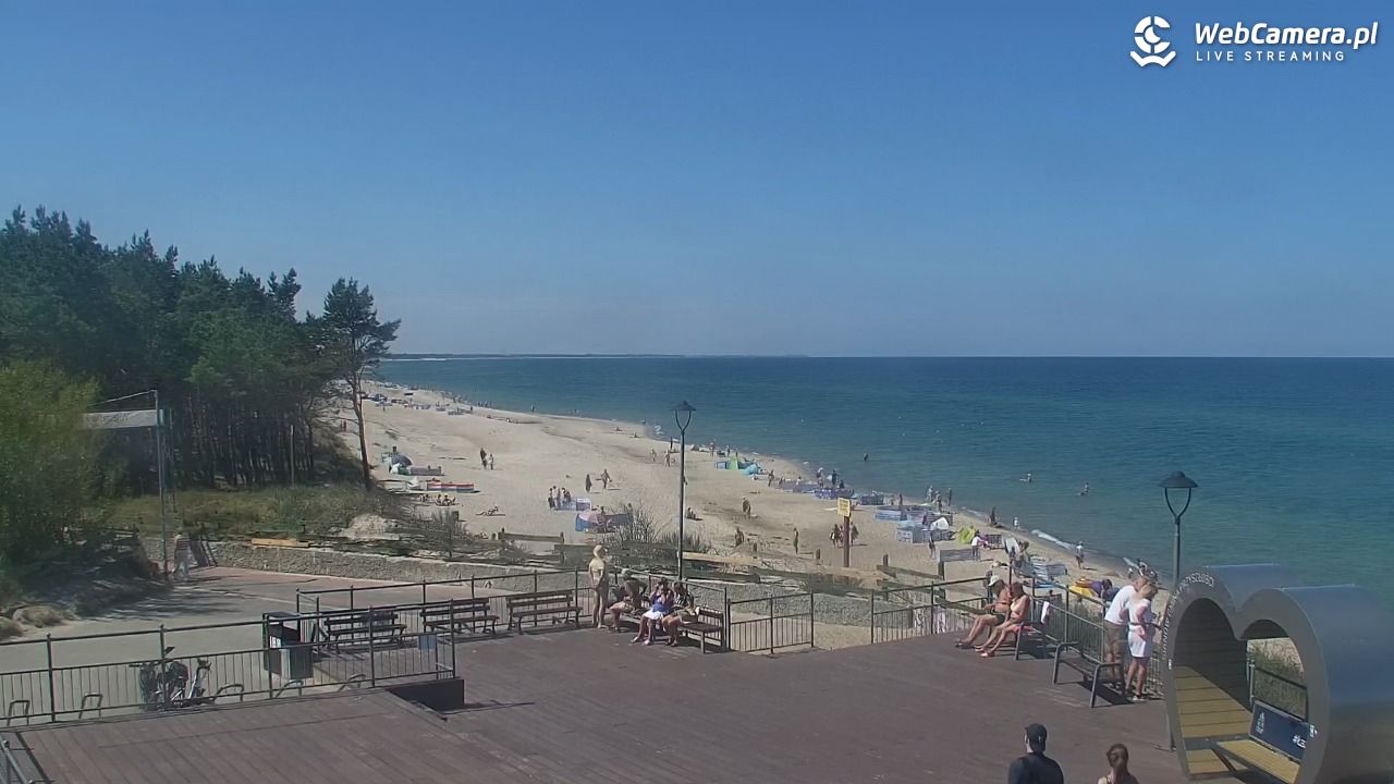 ŁAZY - widok na plażę - 16 lipiec 2026, 11:42