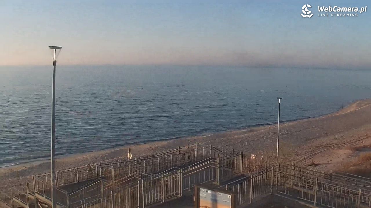 ŁAZY - widok na plażę - 17 kwiecień 2026, 19:14