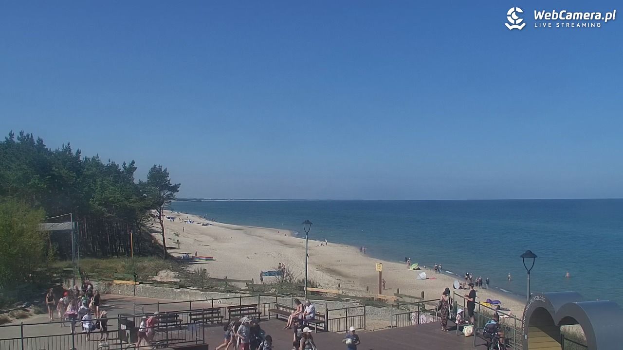 ŁAZY - widok na plażę - 16 lipiec 2026, 10:29