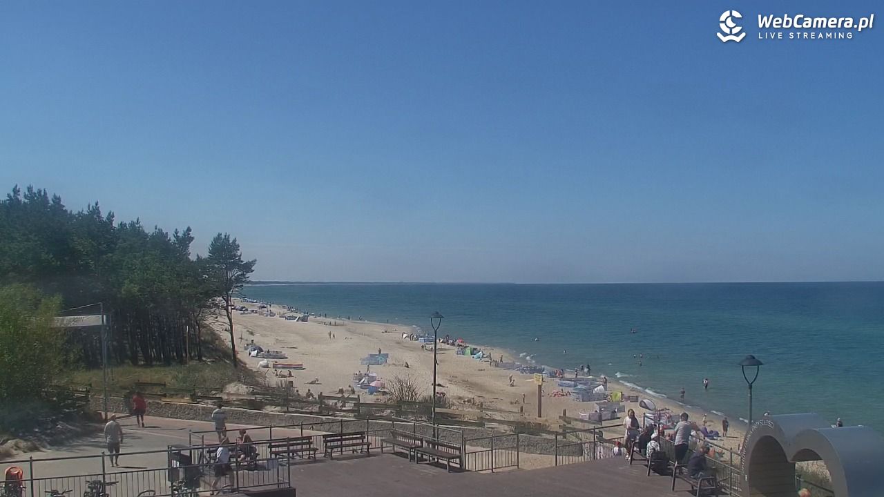 ŁAZY - widok na plażę - 16 lipiec 2026, 12:29