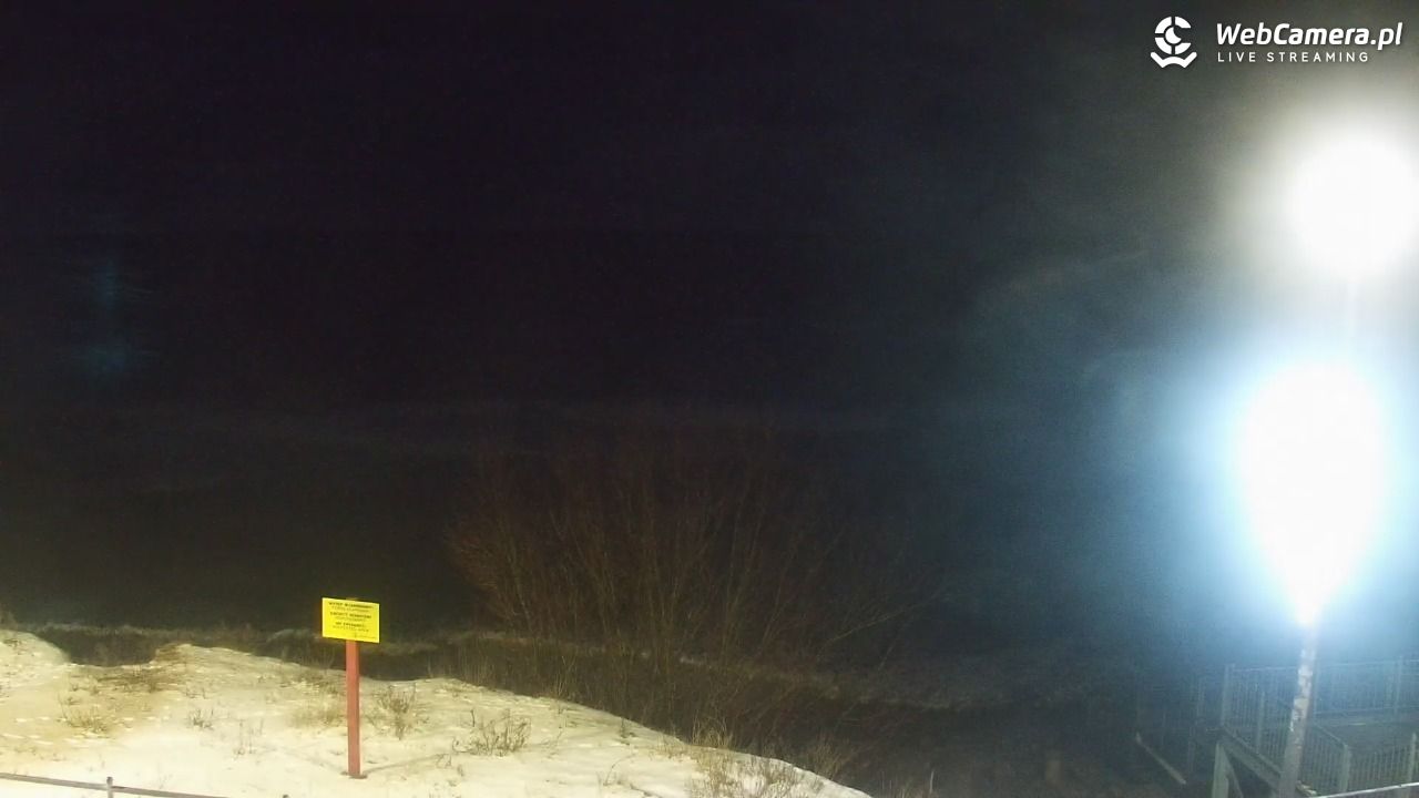 ŁAZY - widok na plażę - 12 styczeń 2026, 07:03