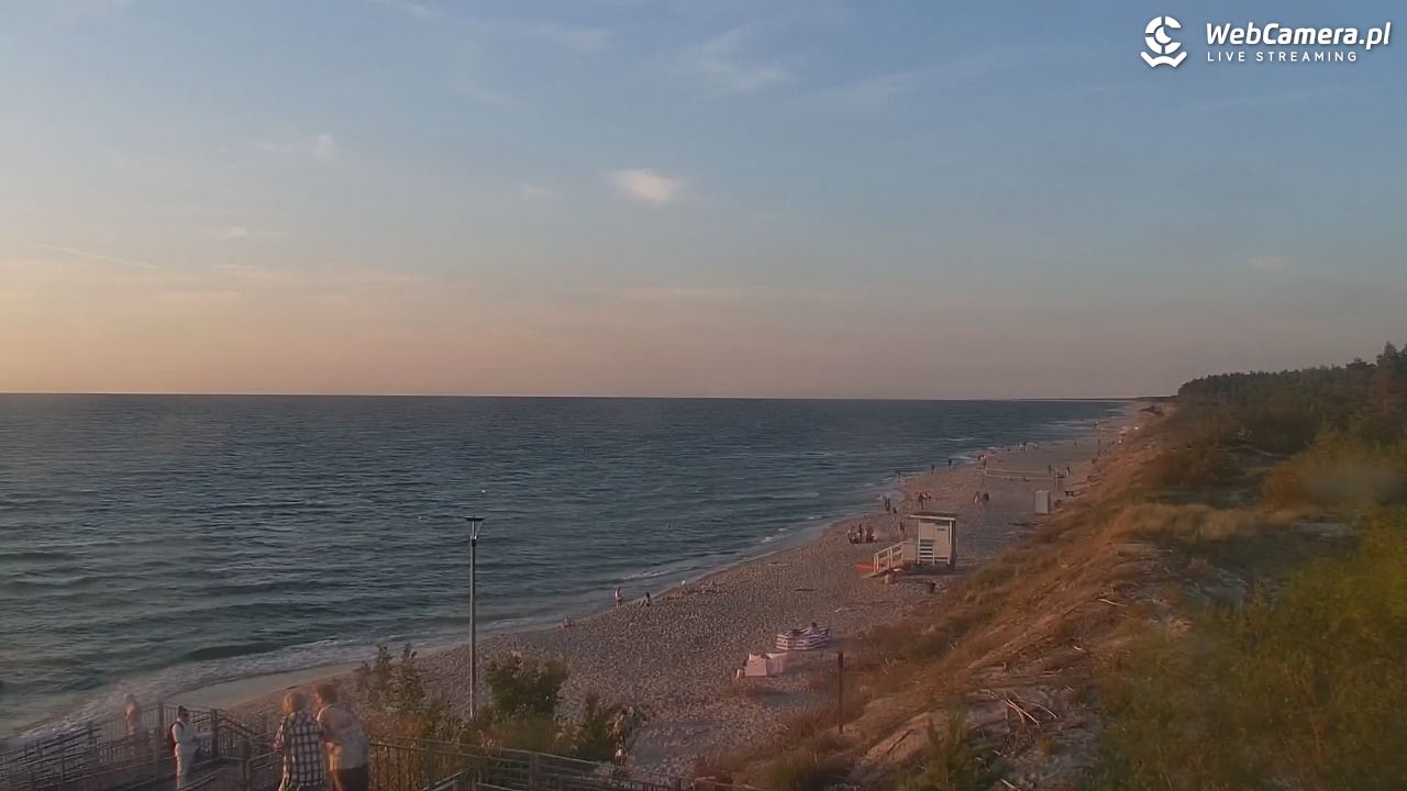 ŁAZY - widok na plażę - 15 lipiec 2026, 20:43