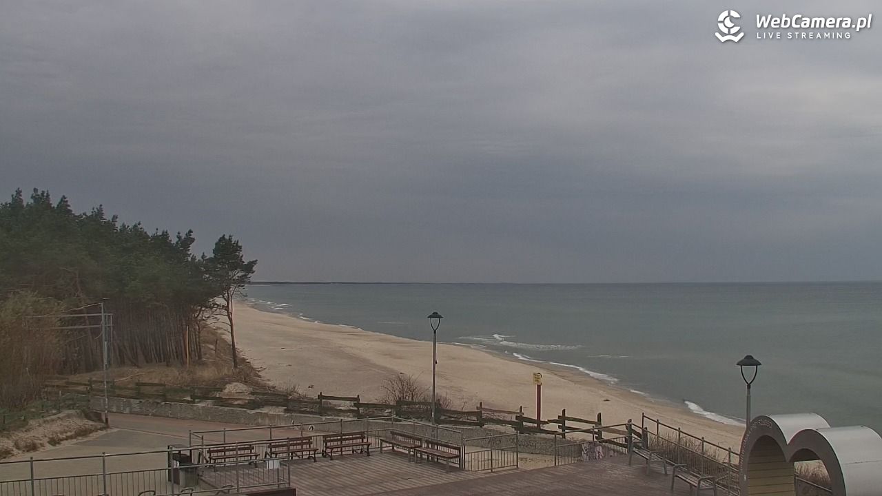 ŁAZY - widok na plażę - 14 kwiecień 2026, 12:07