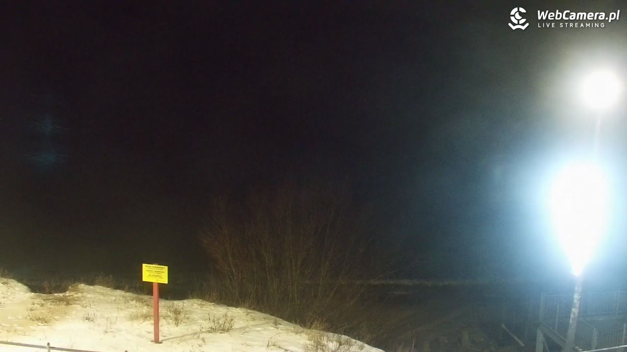 ŁAZY - widok na plażę - 12 styczeń 2026, 20:21