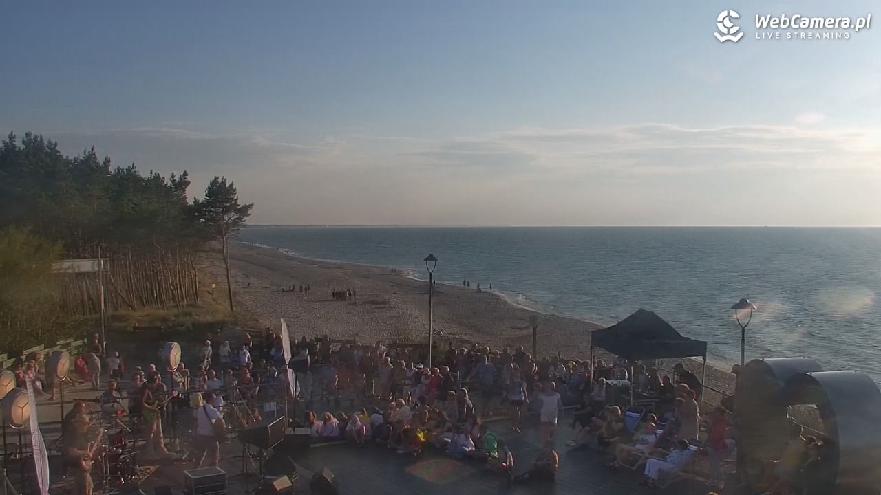 ŁAZY - widok na plażę - 16 lipiec 2026, 19:41