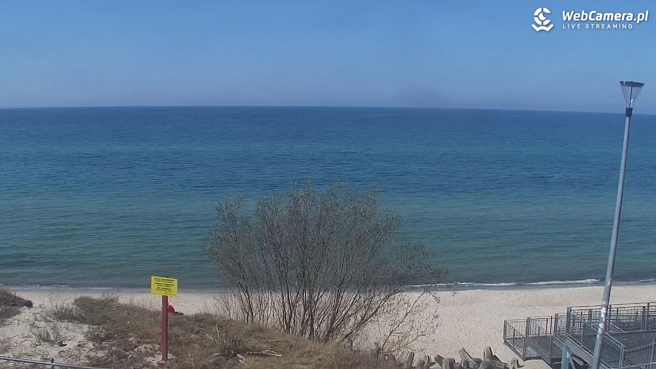 ŁAZY - widok na plażę - 17 kwiecień 2026, 14:25