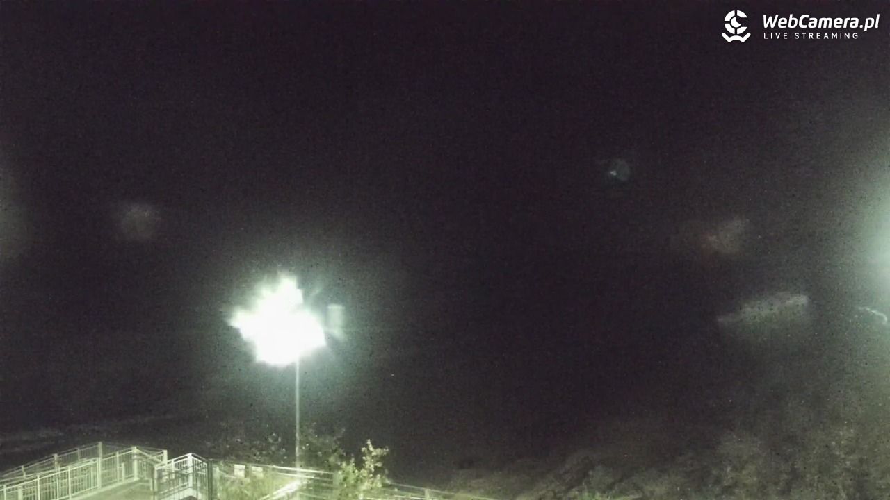 ŁAZY - widok na plażę - 17 październik 2025, 21:27