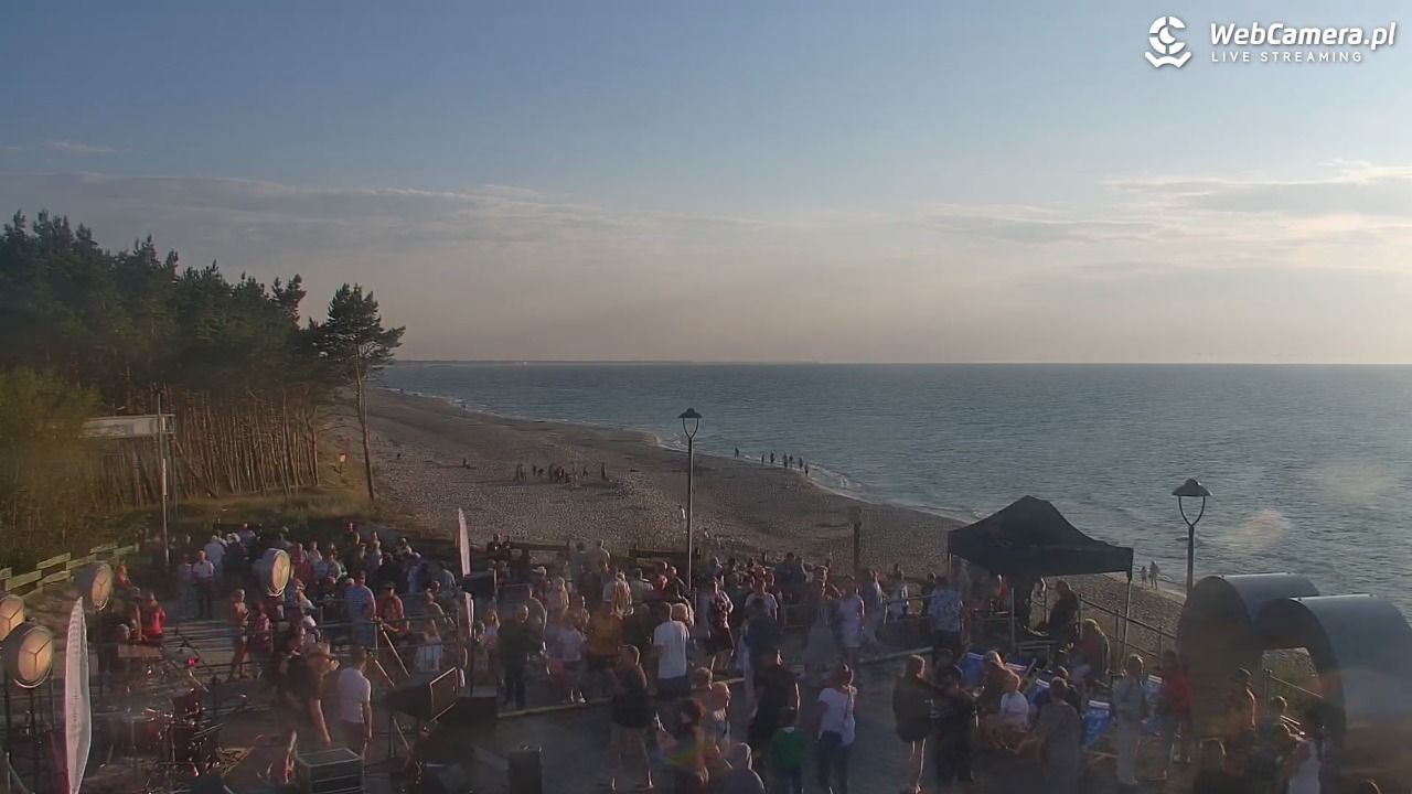 ŁAZY - widok na plażę - 16 lipiec 2026, 19:57