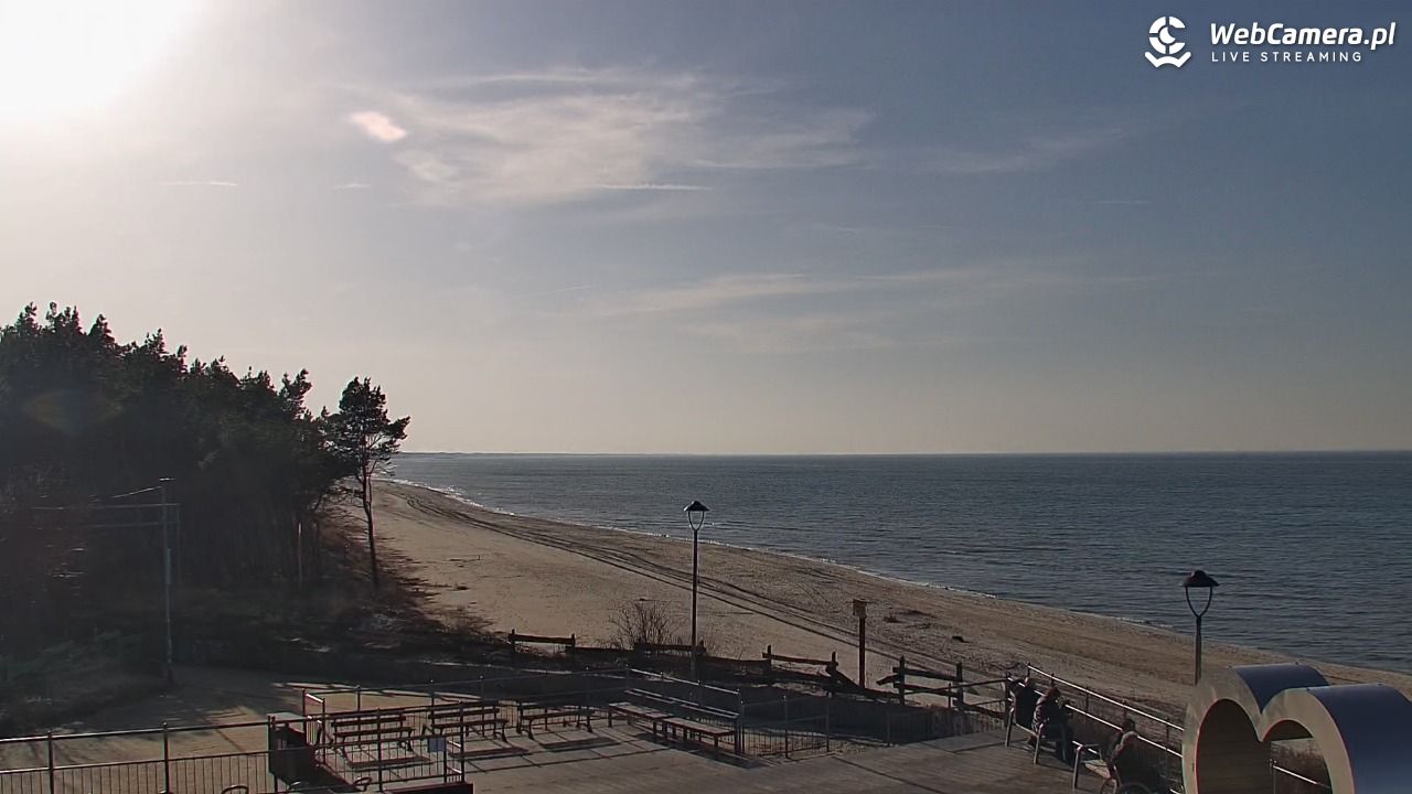 ŁAZY - widok na plażę - 27 luty 2026, 14:37