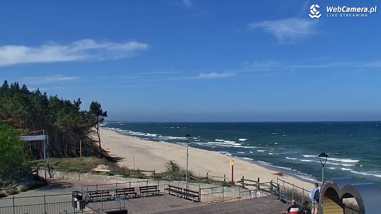 ŁAZY - widok na plażę - 30 maj 2026, 10:01